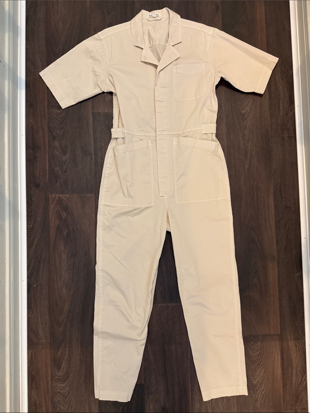 Alex Mill Short-Sleeve Utility Jumpsuit